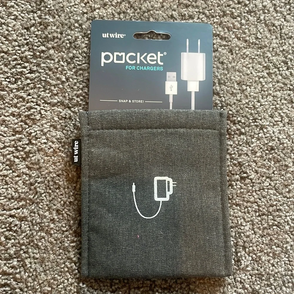Utwire pocket for chargers brand new